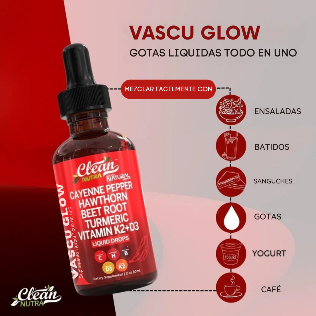 VASCU GLOW - Mejor Circulación y Energía en Gotas