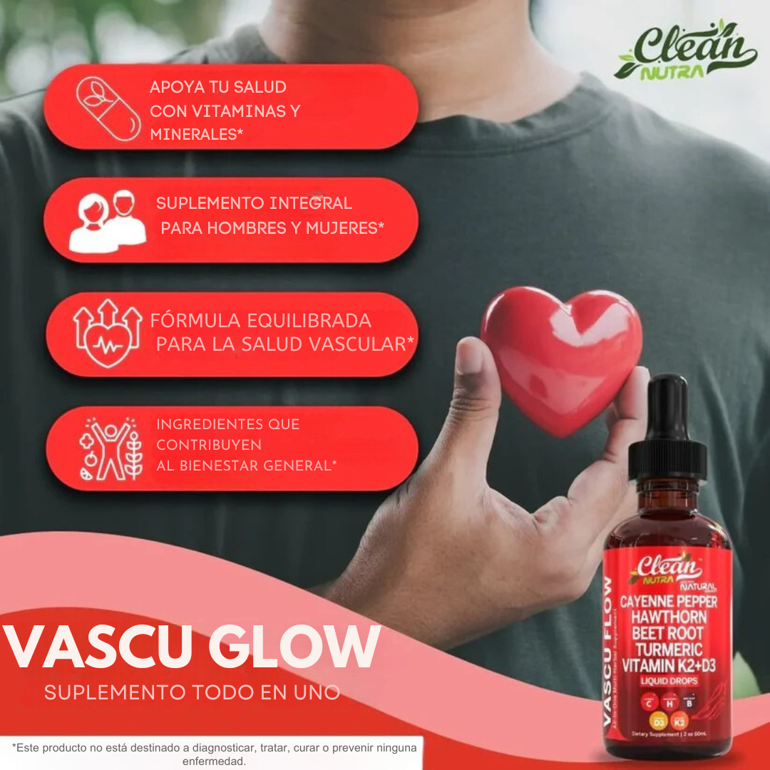 VASCU GLOW - Mejor Circulación y Energía en Gotas