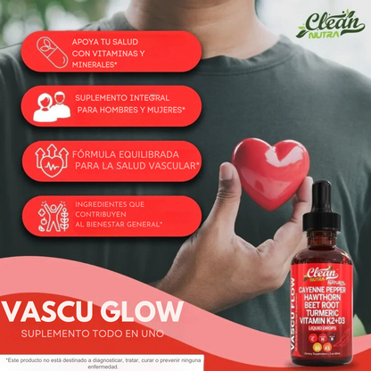 VASCU GLOW - Mejor Circulación y Energía en Gotas