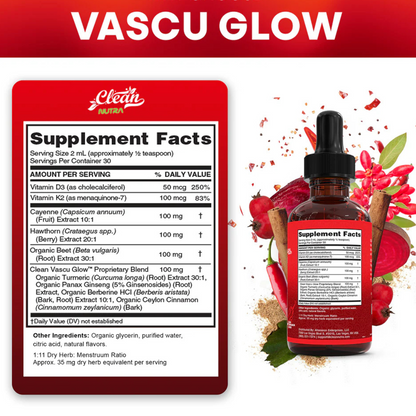 VASCU GLOW - Mejor Circulación y Energía en Gotas